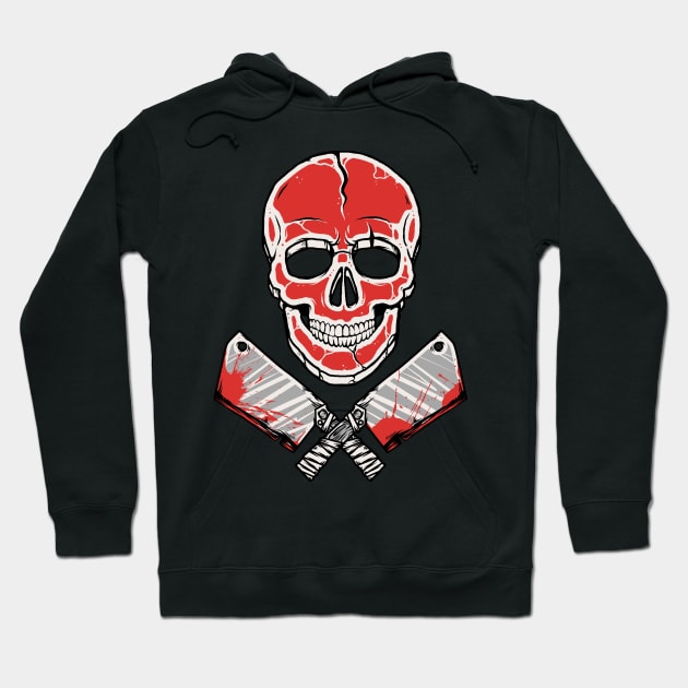 Skull Meat Hoodie by quilimo